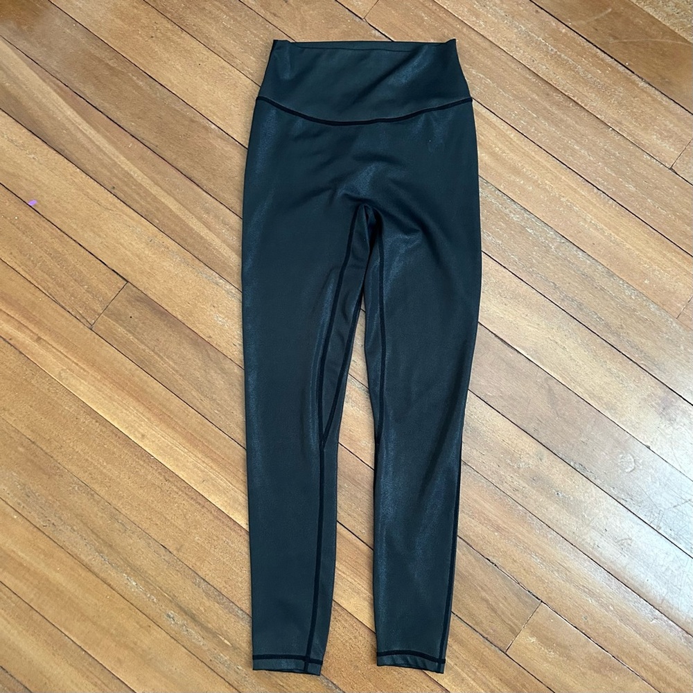 TLF Arctic Sports Bra and High Waisted Legging Set Shine Black - Picture 7 of 15